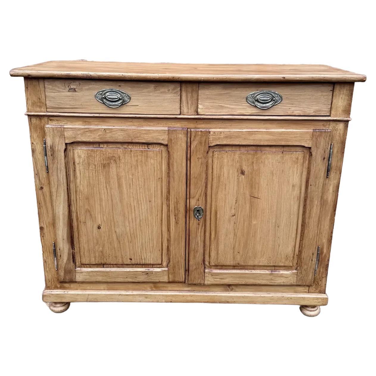 19th Century English Pine Cupboard