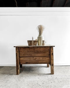 19th Century English Pine Dough Box