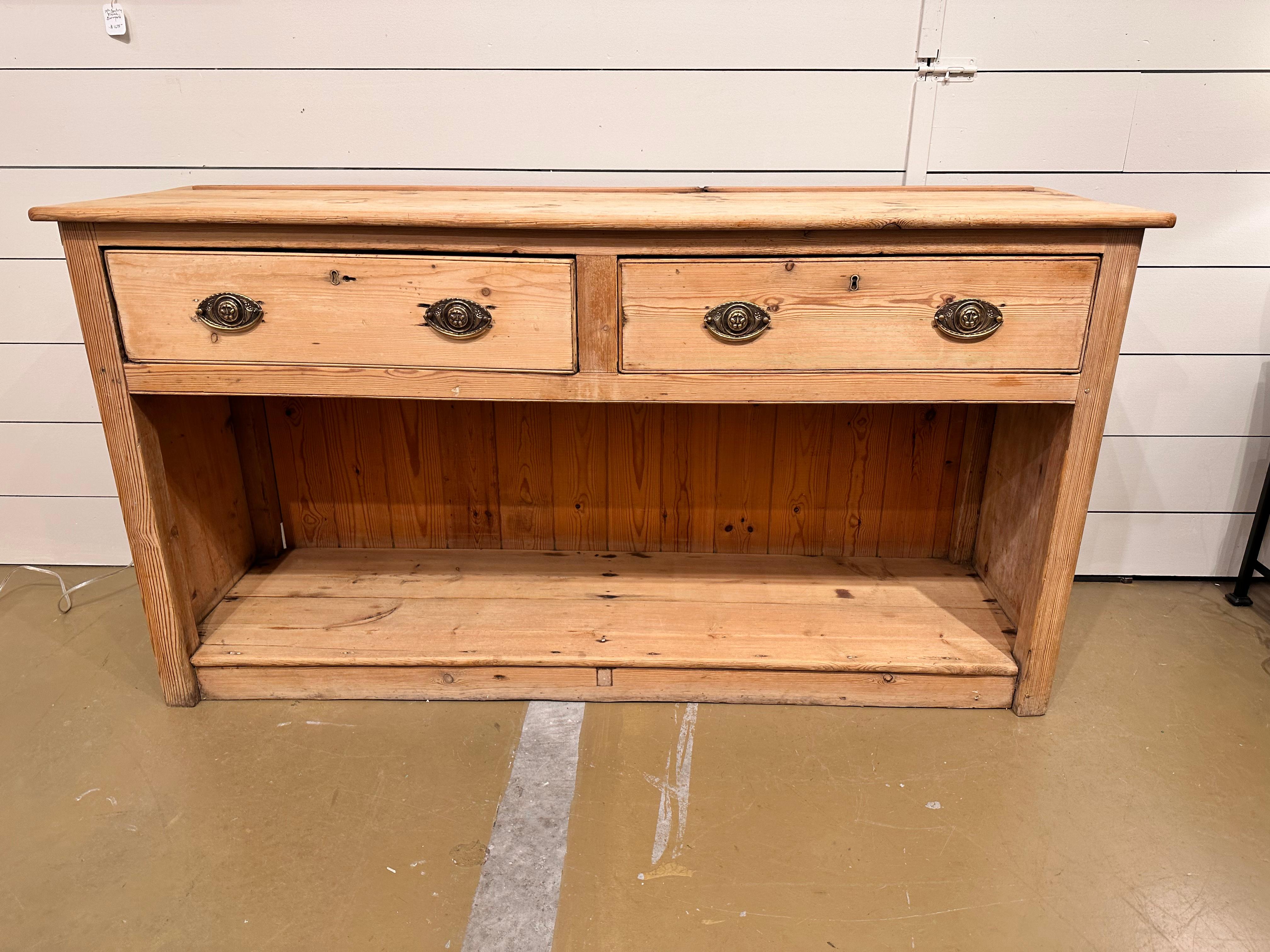 19th Century English Pine Dressing Base For Sale 5