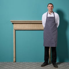 19th Century English Pine Fluted Fire Surround