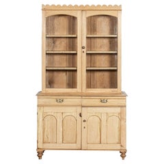 Commode anglaise en pin émaillé du 19ème siècle