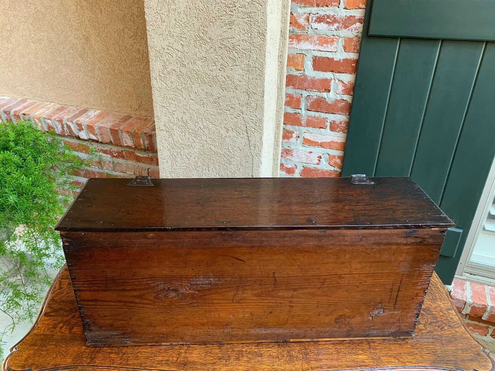 19th century English Pine Oak Bible Box Display Stand Desk Lectern Gothic 3