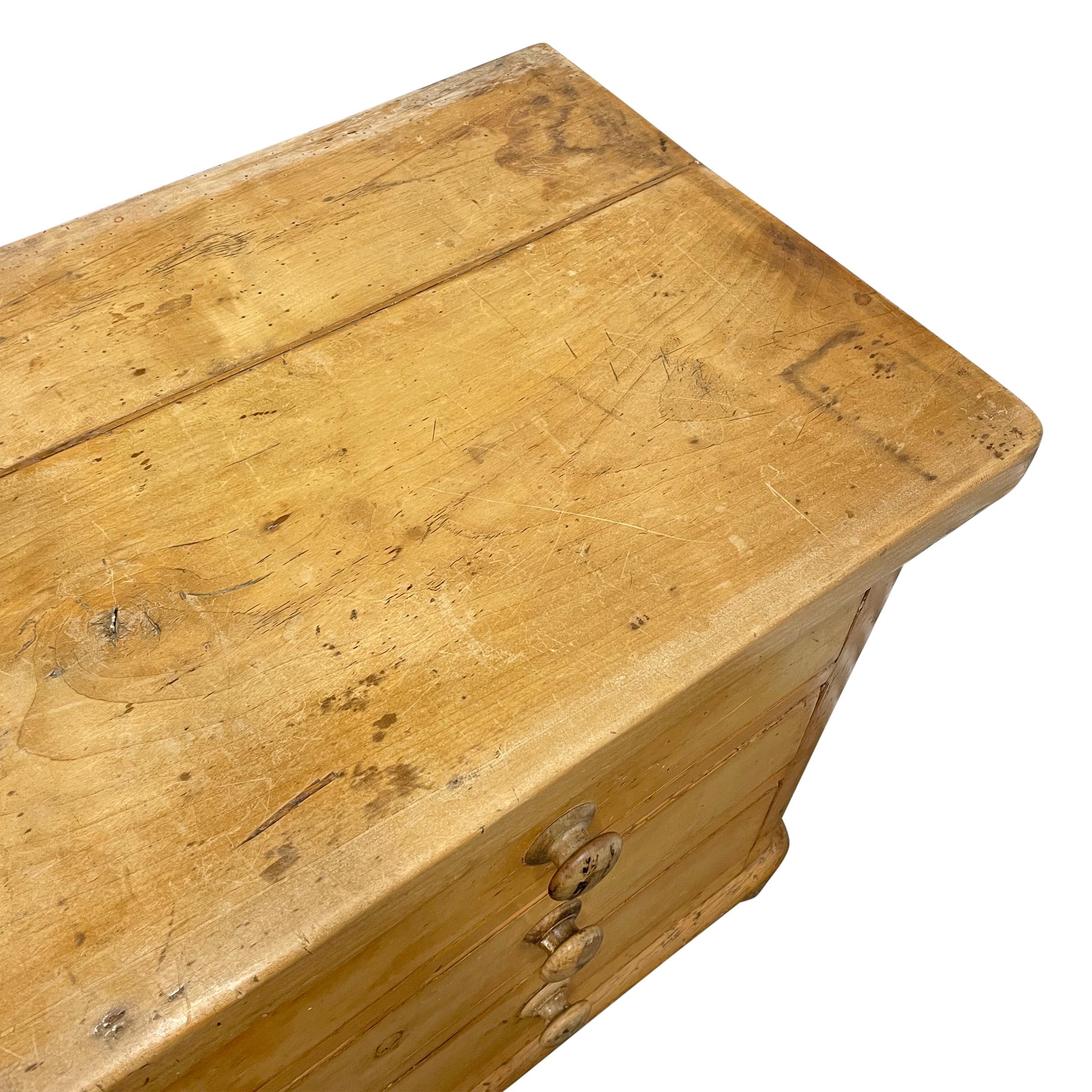 Planche à pots en pin anglaise du 19ème siècle 4