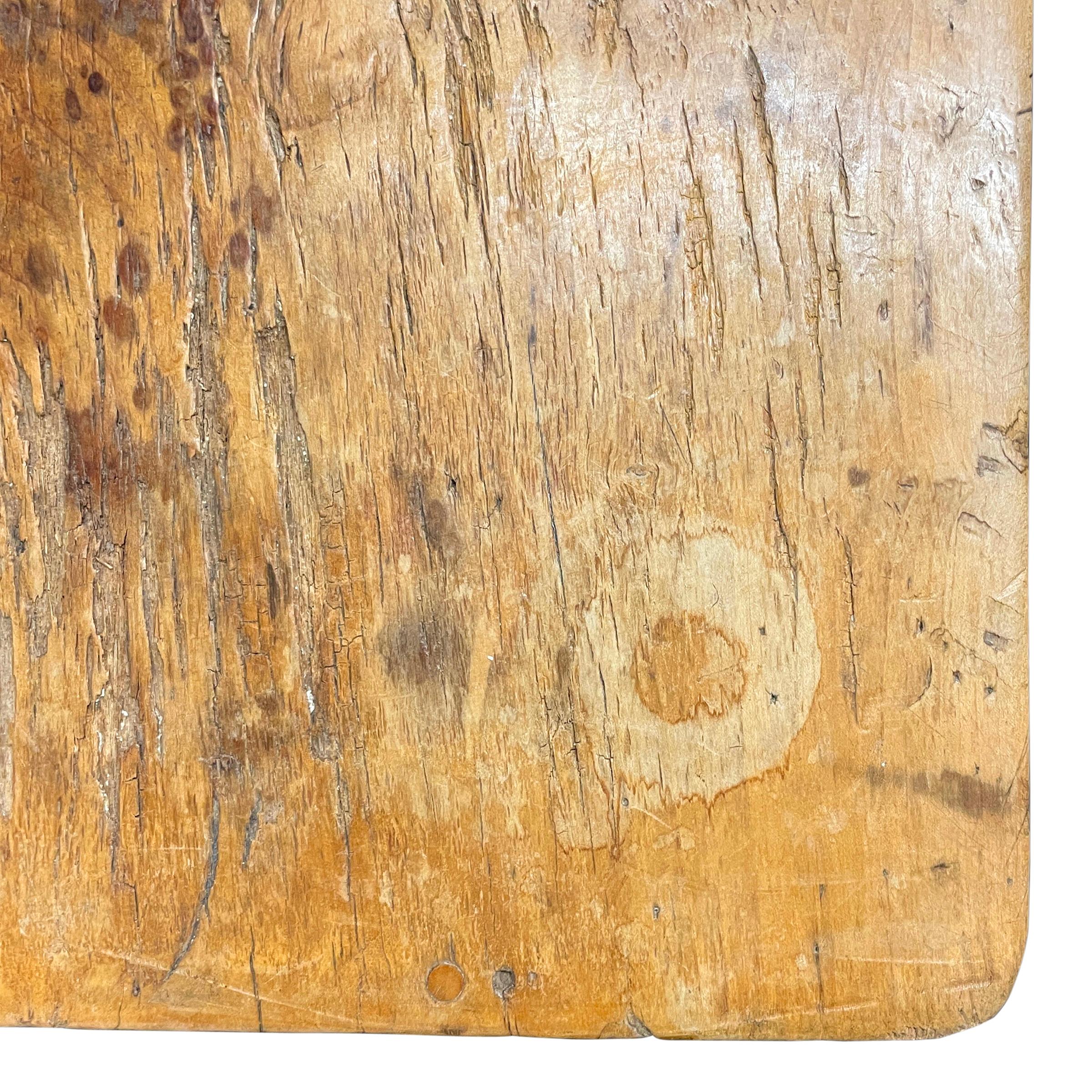 Planche à pots en pin anglaise du 19ème siècle 5