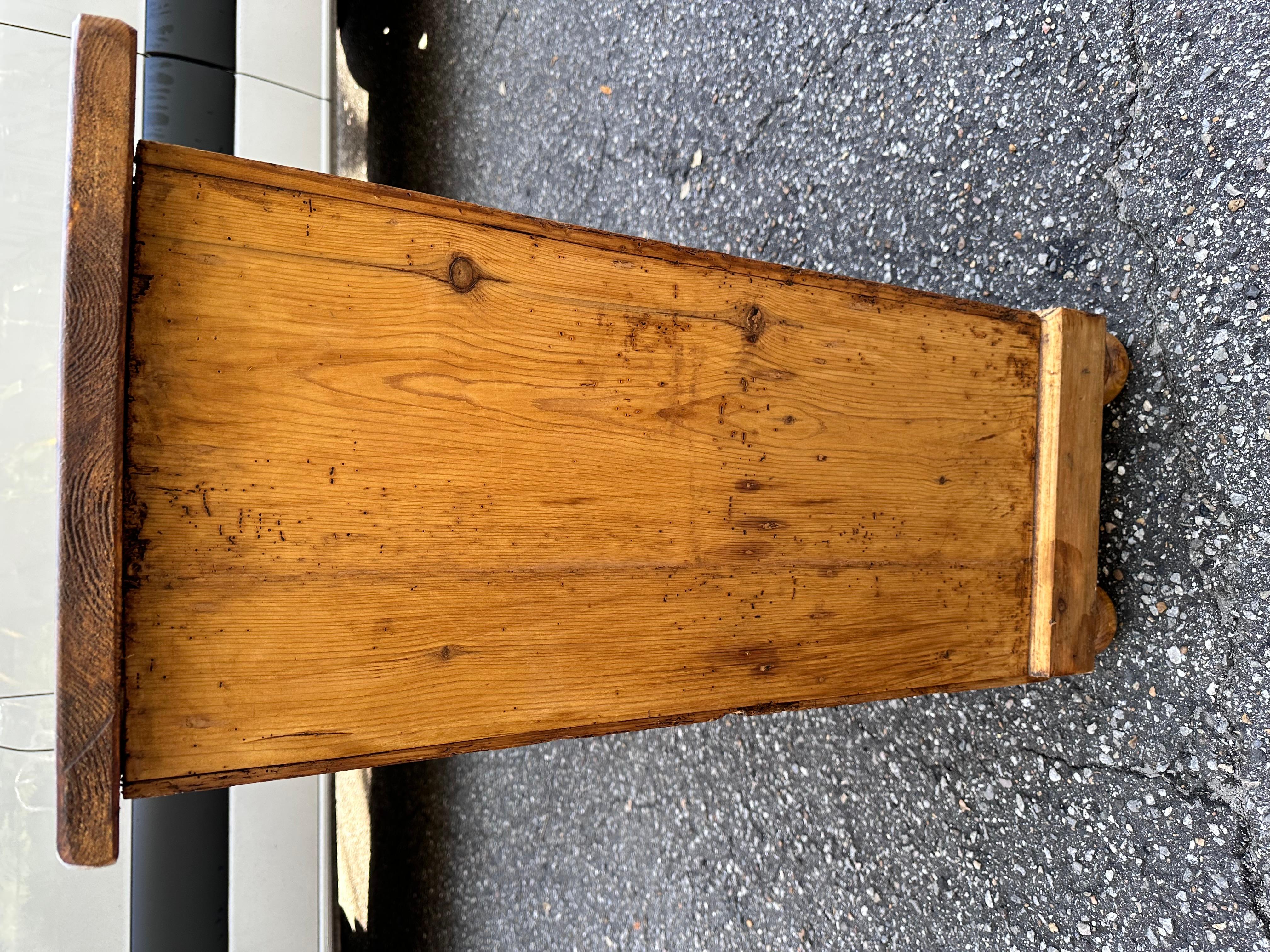 19th Century English Pine Server For Sale 4