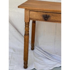 19th Century English Pine Side Table