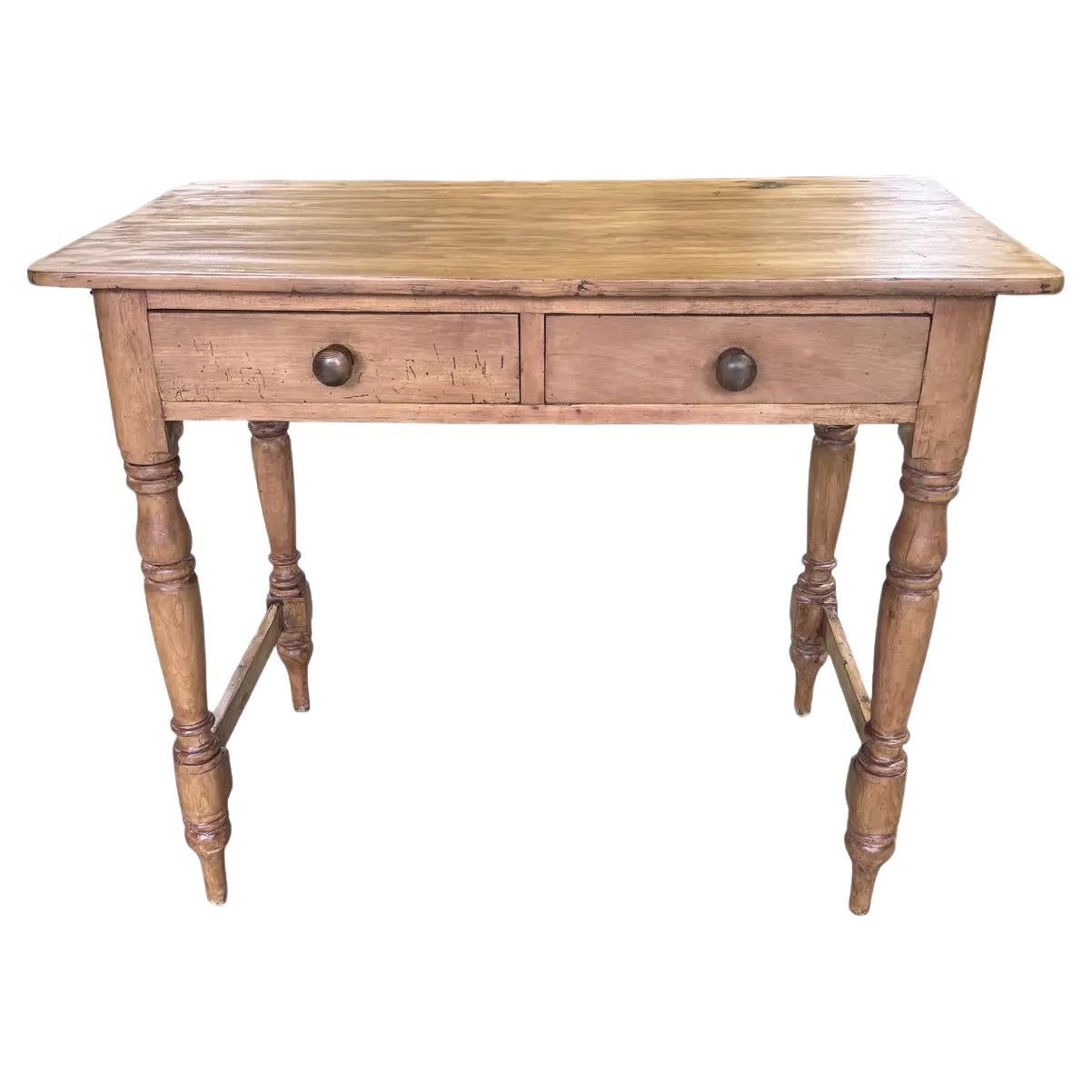 19th Century English Pine Side Table