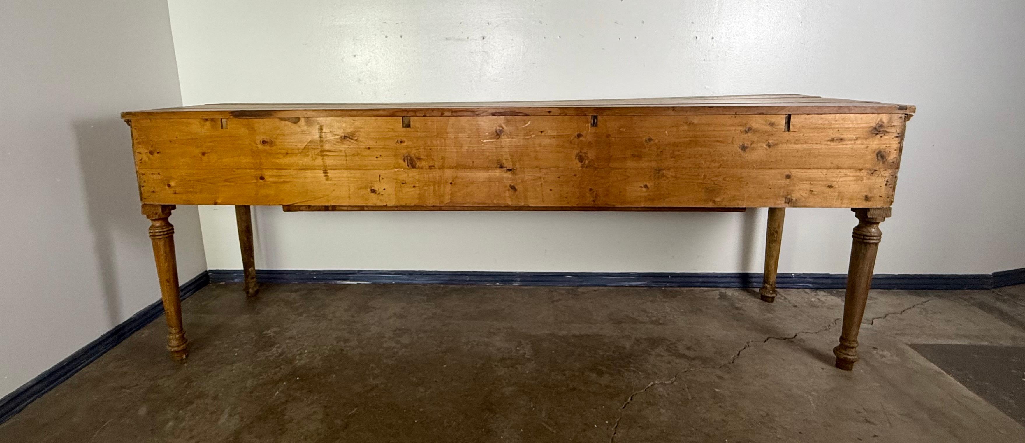 19th-century English Pine Sideboard For Sale 13