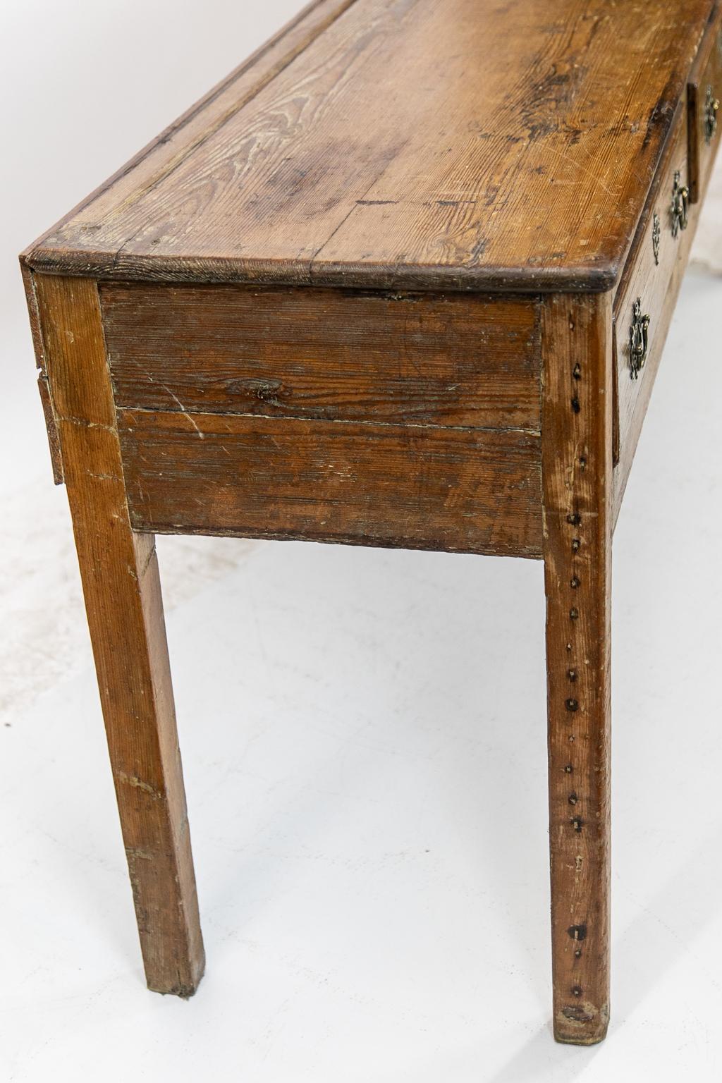 19th Century English Pine Sideboard For Sale 4