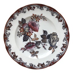 Englischer Teller aus dem 19. Jahrhundert, Rose & Jessamine Wedgwood
