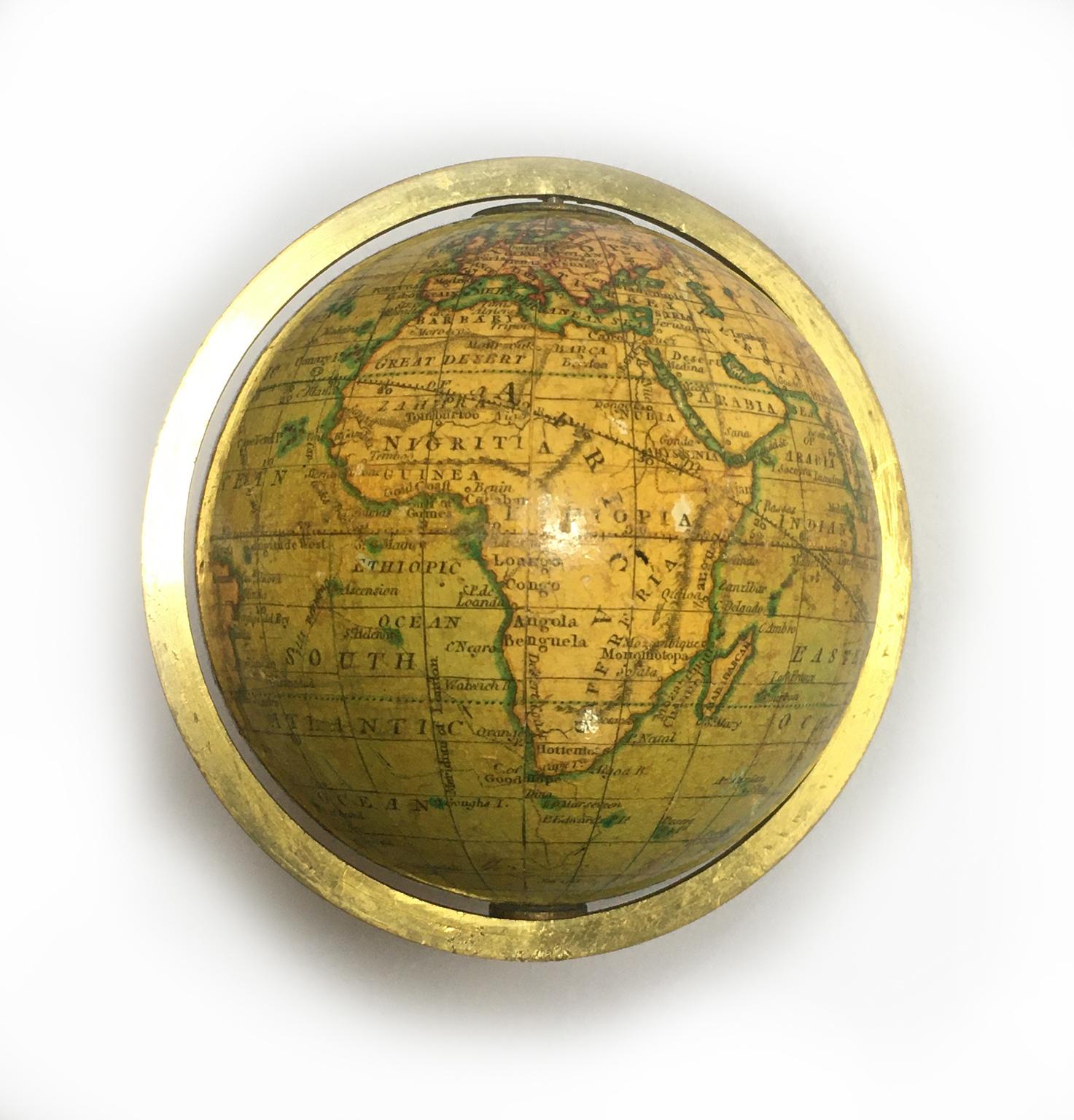 19th Century English Pocket Globe By Newton, London 1817 6