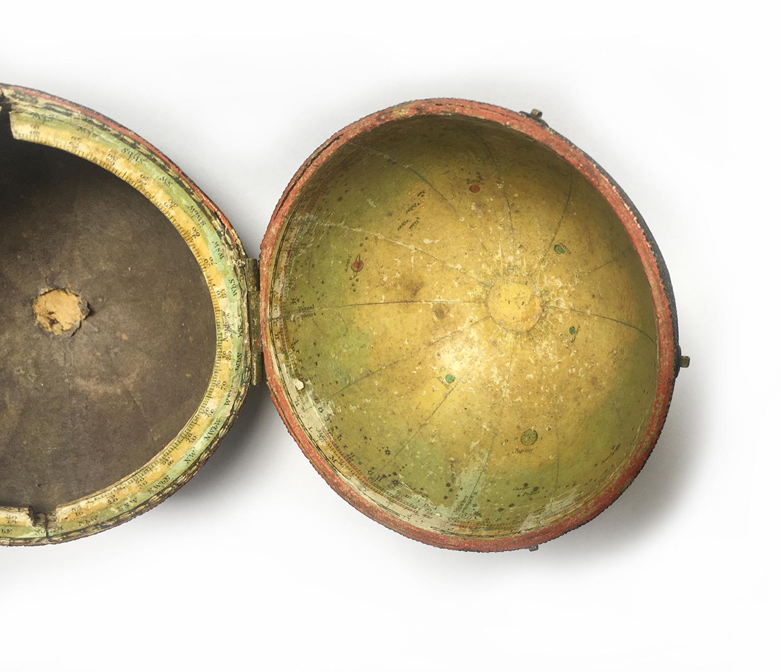 19th Century English Pocket Globe By Newton, London 1817 8