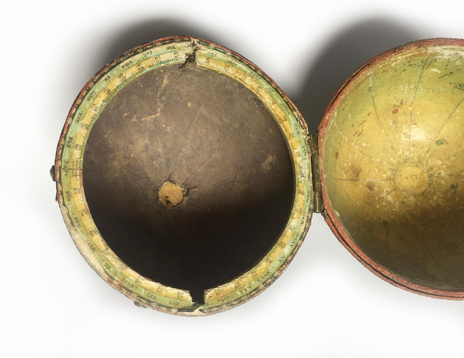 19th Century English Pocket Globe By Newton, London 1817 9