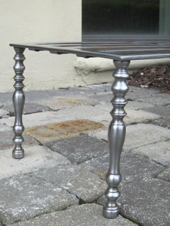 19th Century English Polished Steel Trivet