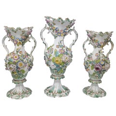19th Century English Porcelain Garniture
