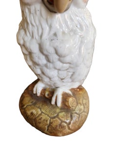 19th Century English Porcelain Parrot Lamp