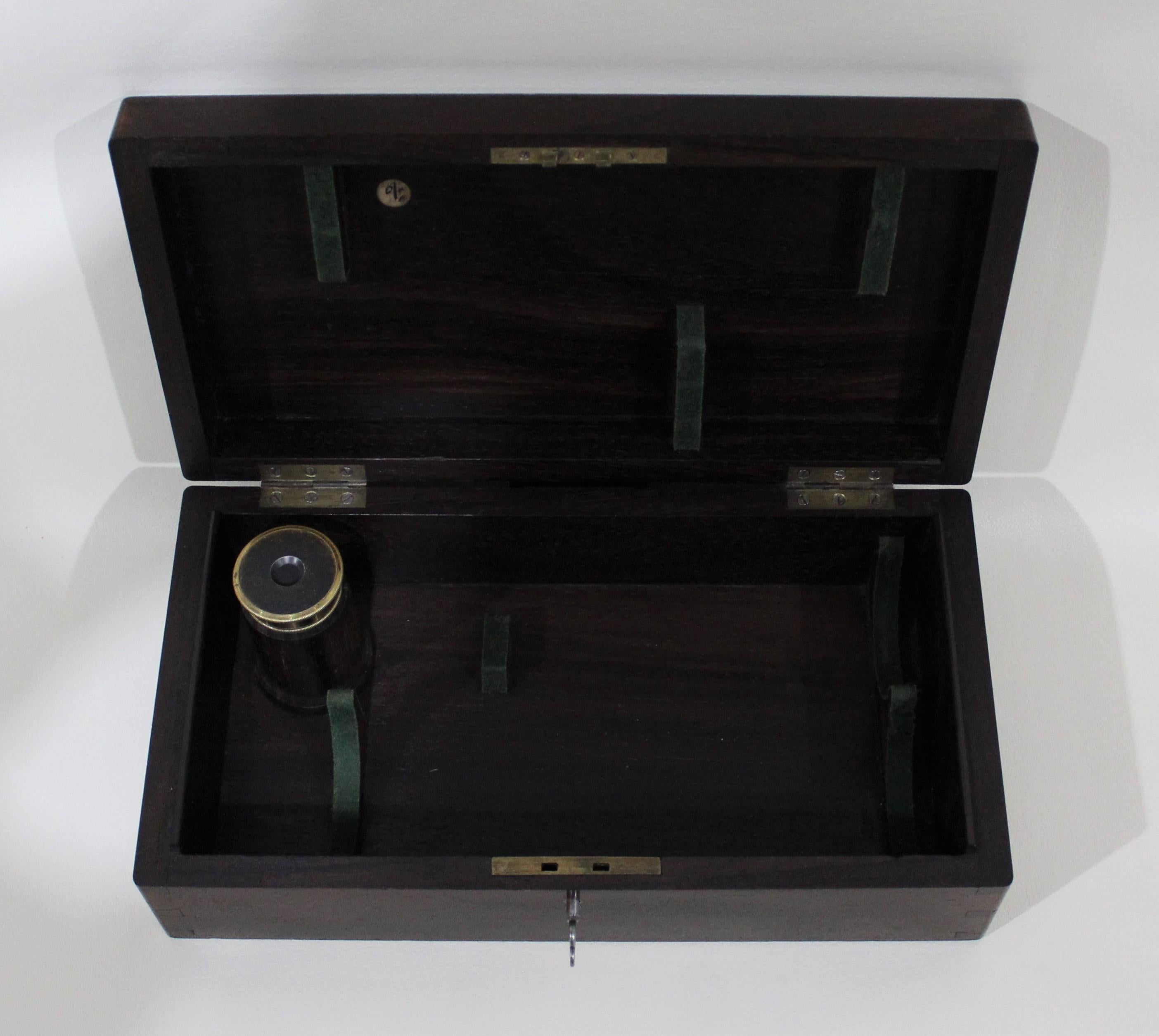 19th Century English Portable Travelling Telescope with Box 5
