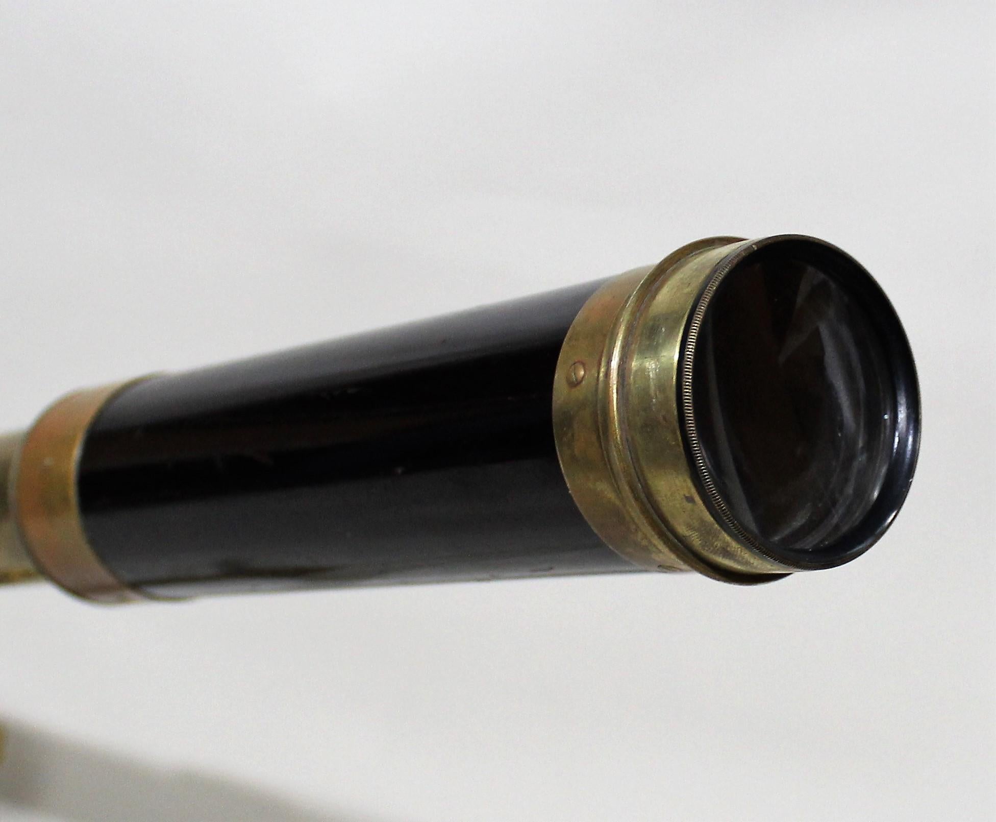 19th Century English Portable Travelling Telescope with Box 2