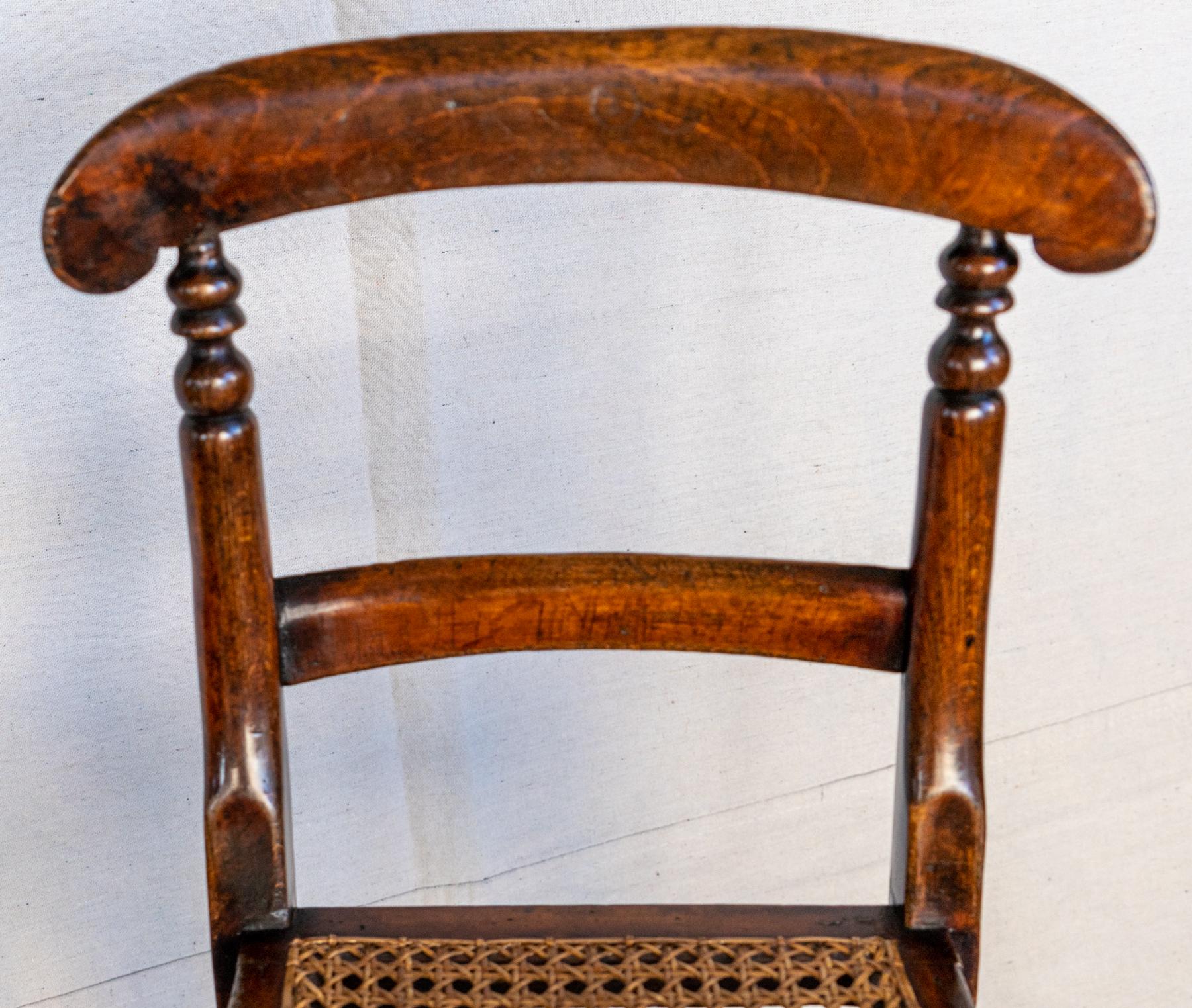 Early Victorian 19th Century English Posture/Discipline Chair, Circa 1860 For Sale