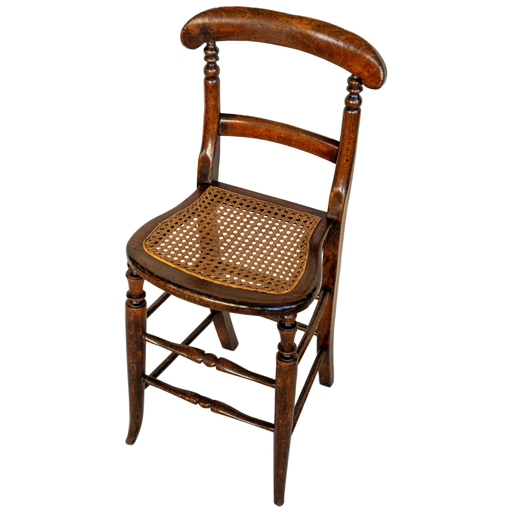 Chaise de posture/discipline anglaise du 19e siècle, Circa 1860