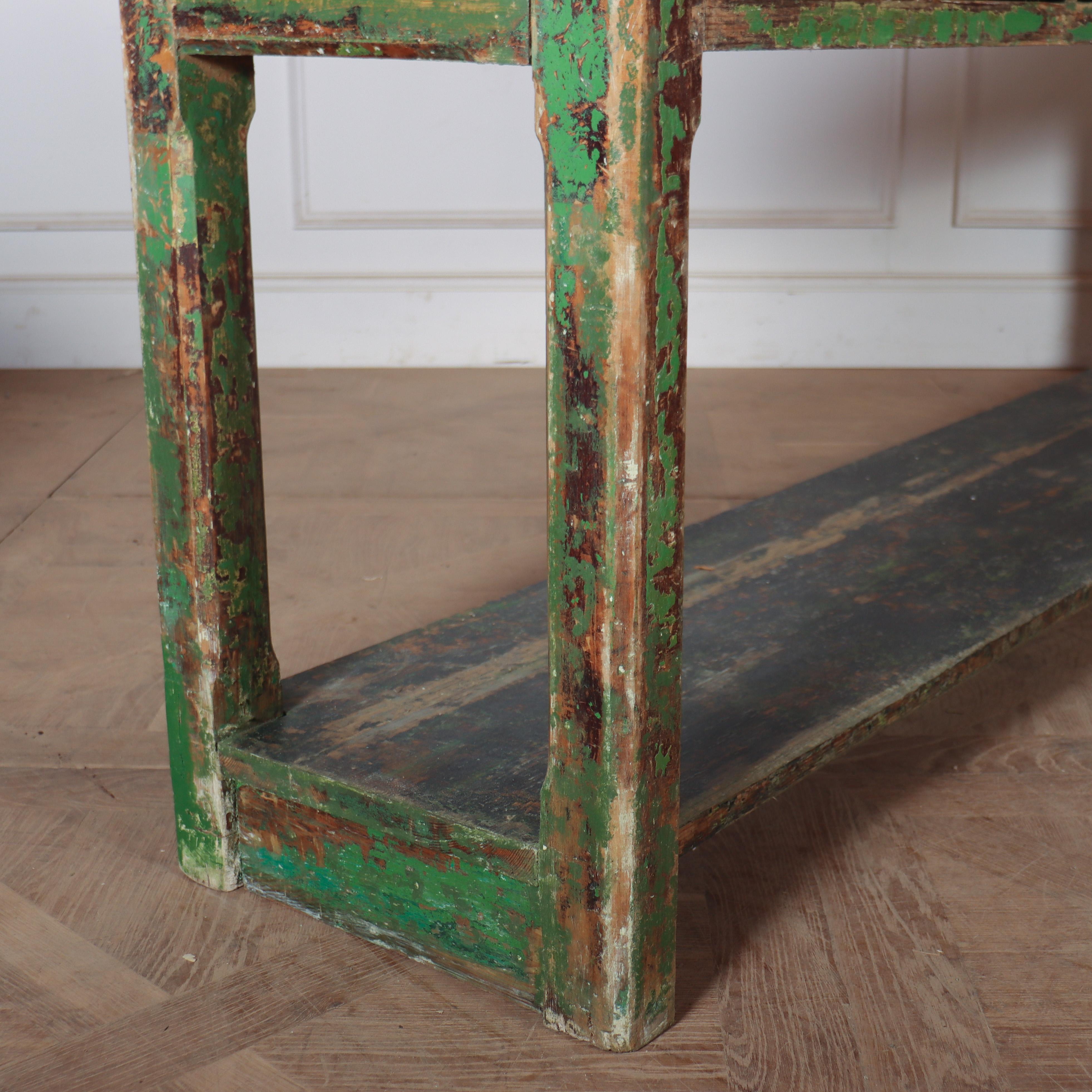 19th Century English Potboard Dresser Base 4