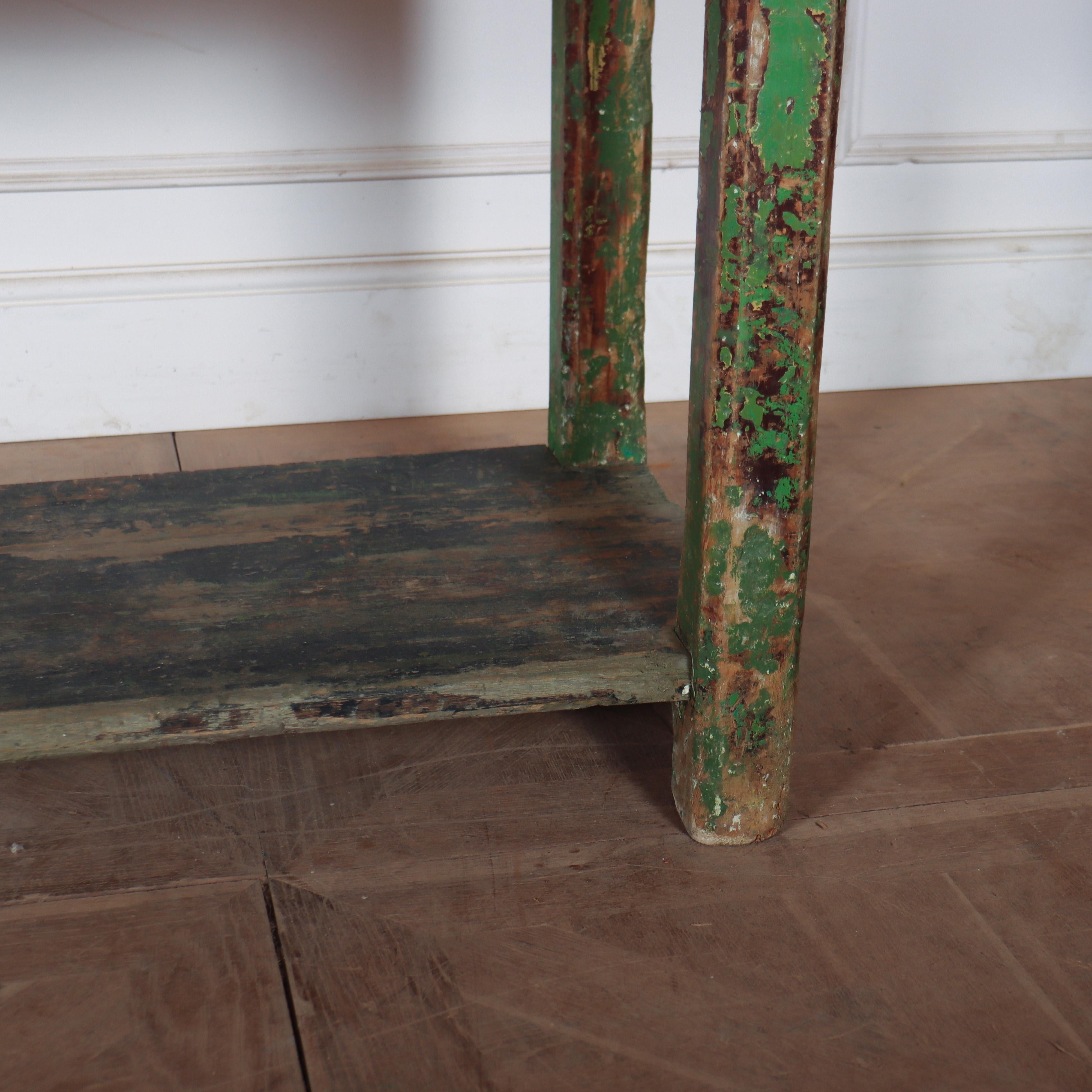 19th Century English Potboard Dresser Base 1
