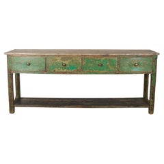 19th Century English Potboard Dresser Base