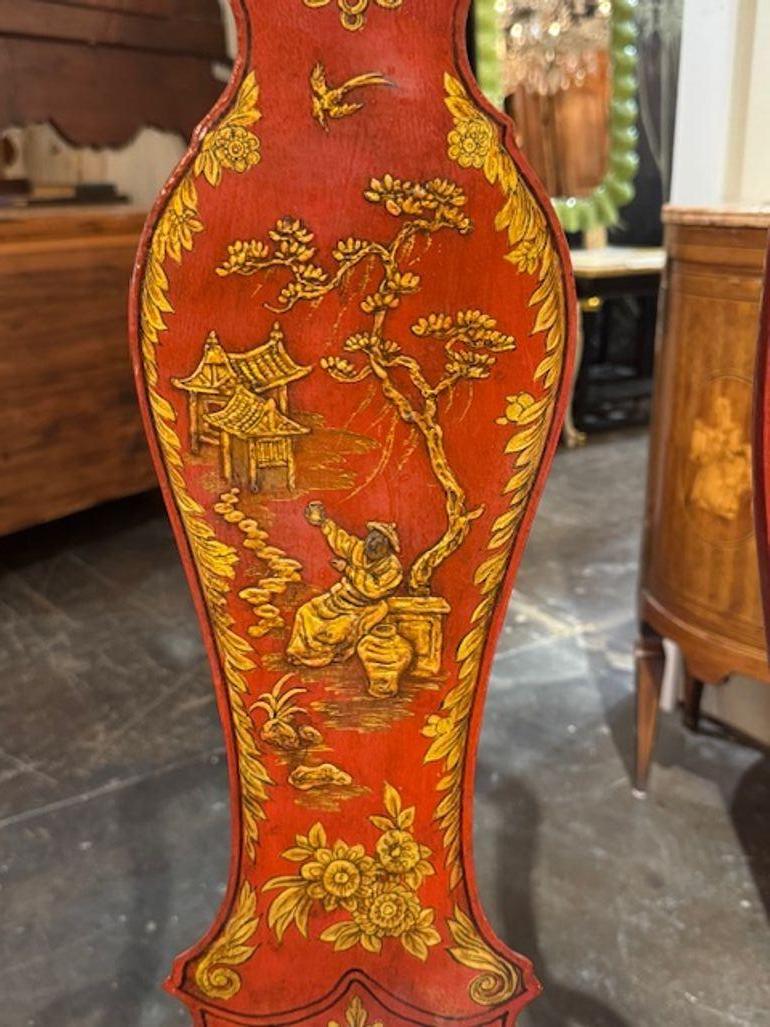 Siglo XIX Sillón inglés Queen Anne Chinoiserie siglo XIX en venta