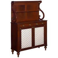 Antique English Rococo Revival Cabinet Server Buffet Deux Corps, circa ...