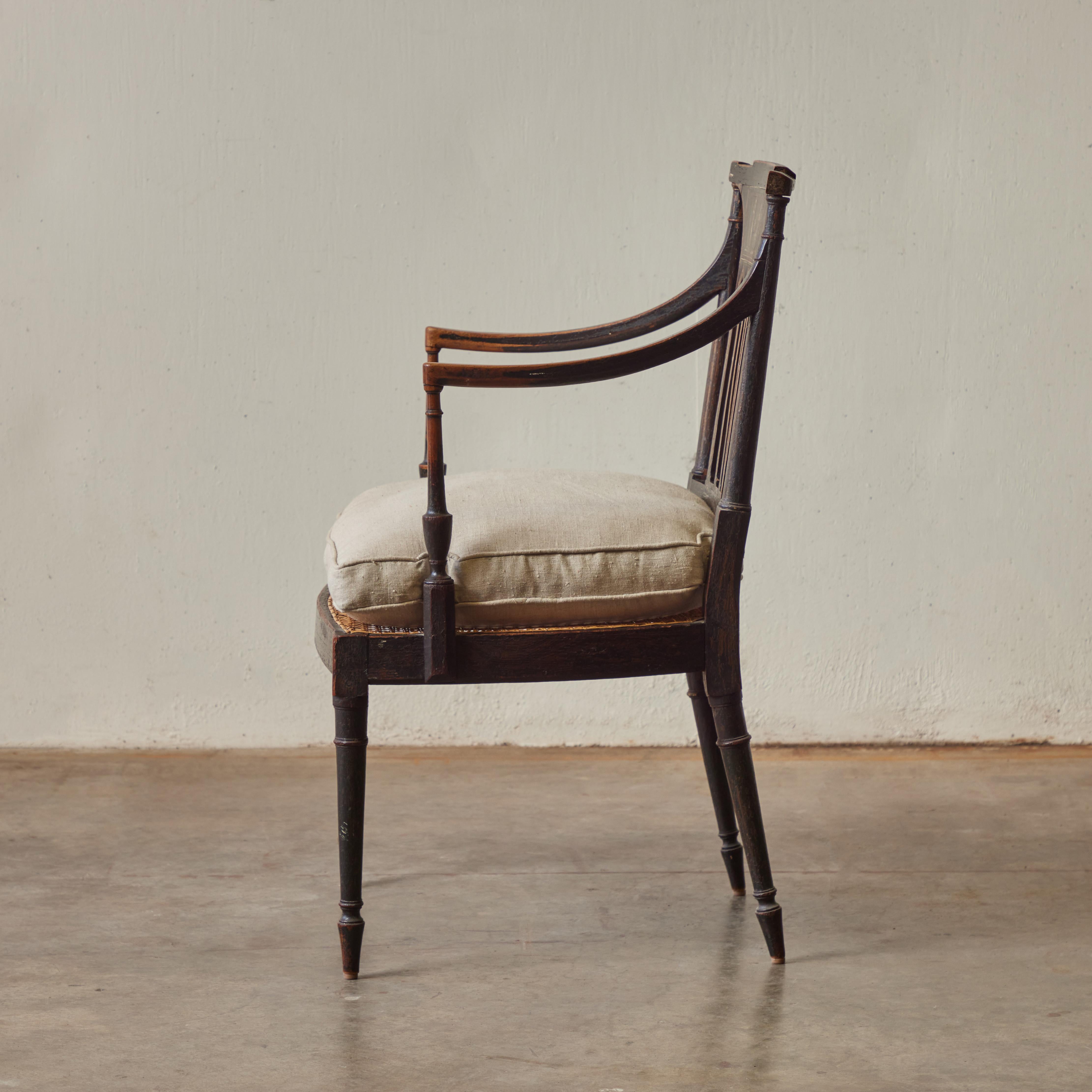 Early 19th Century 19th Century English Regency Arm Chair