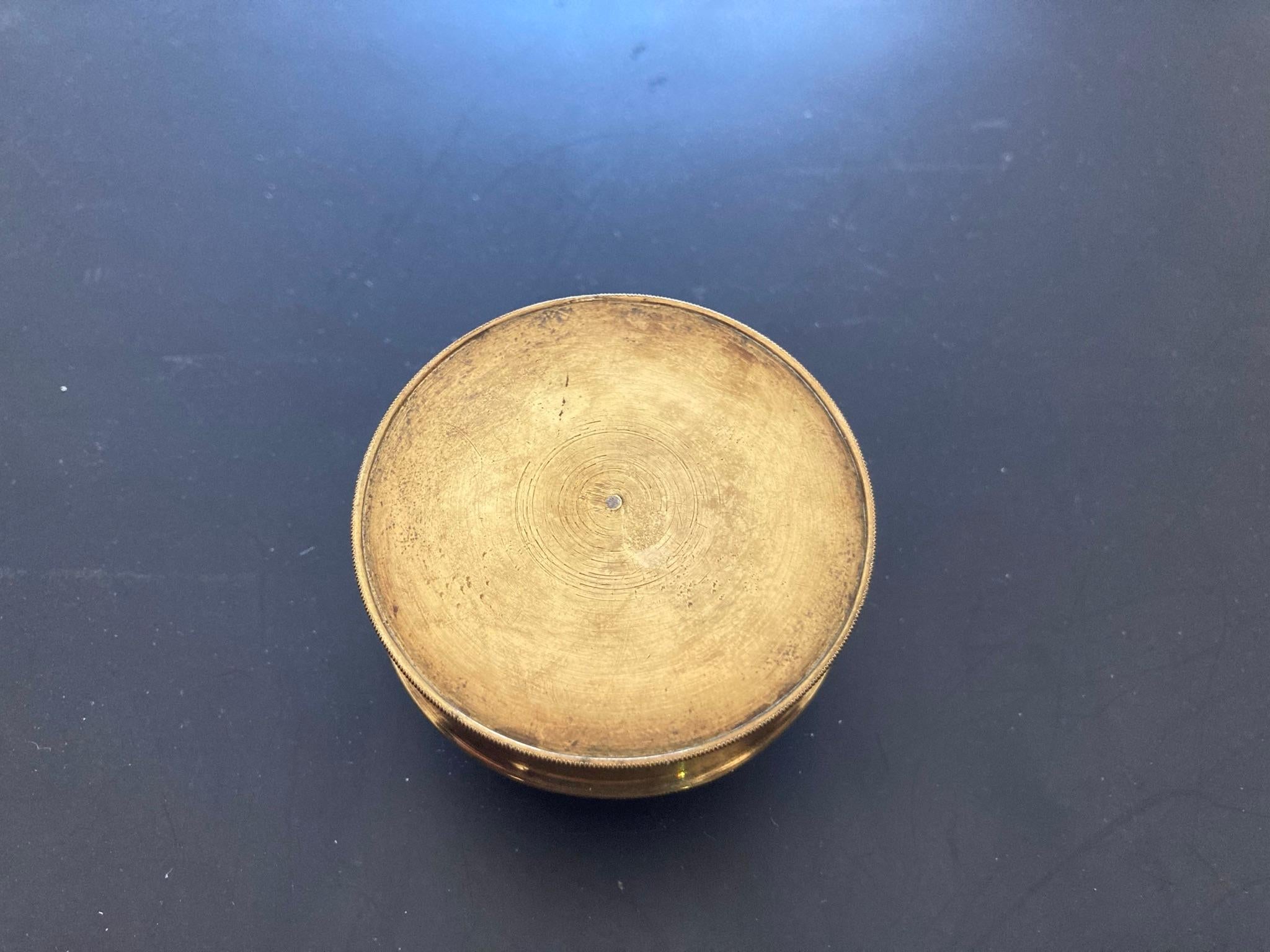 19th Century English Regency Brass Pocket Sundial Compass 4