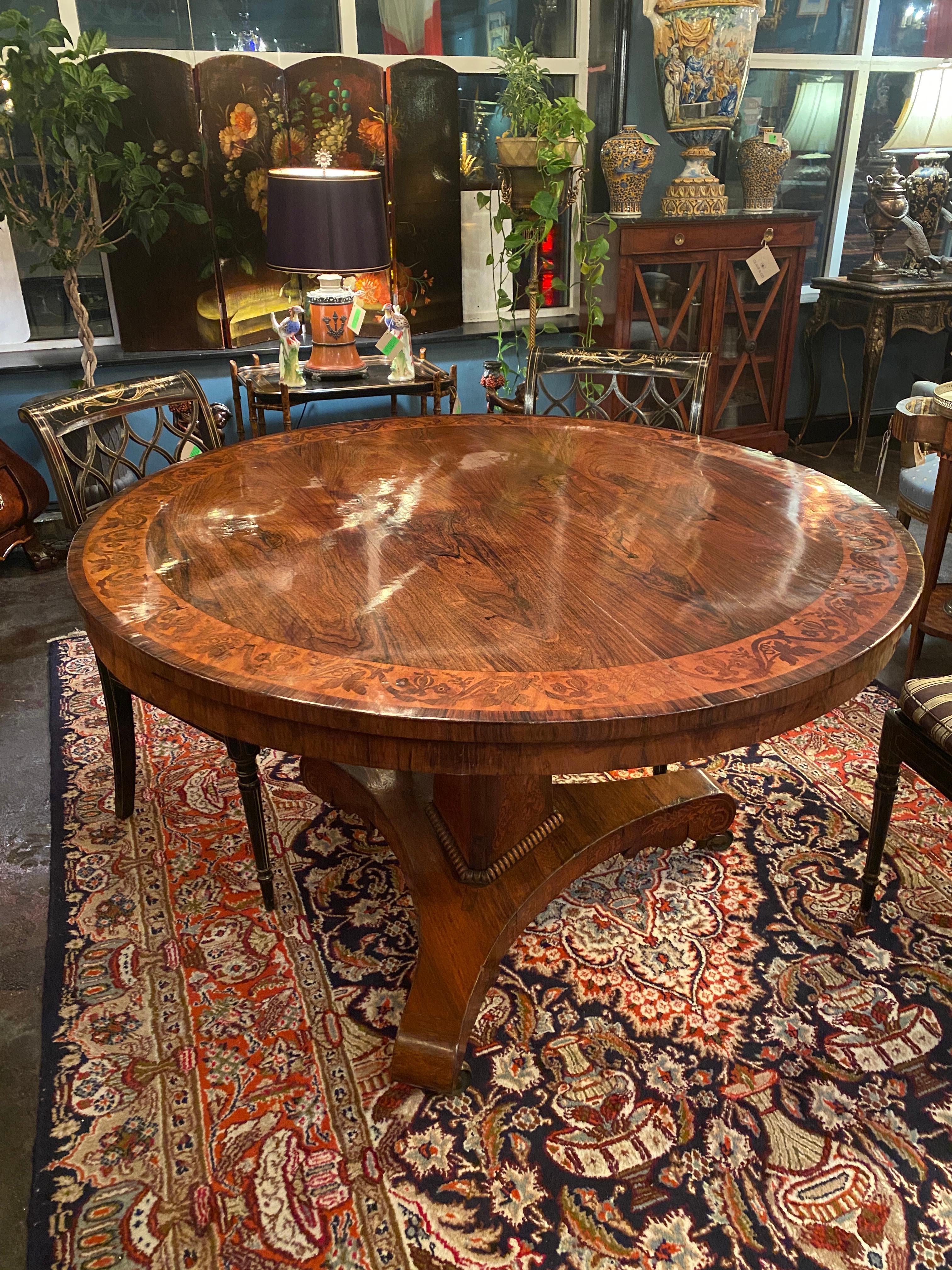 19th Century English Regency Breakfast Table For Sale 3