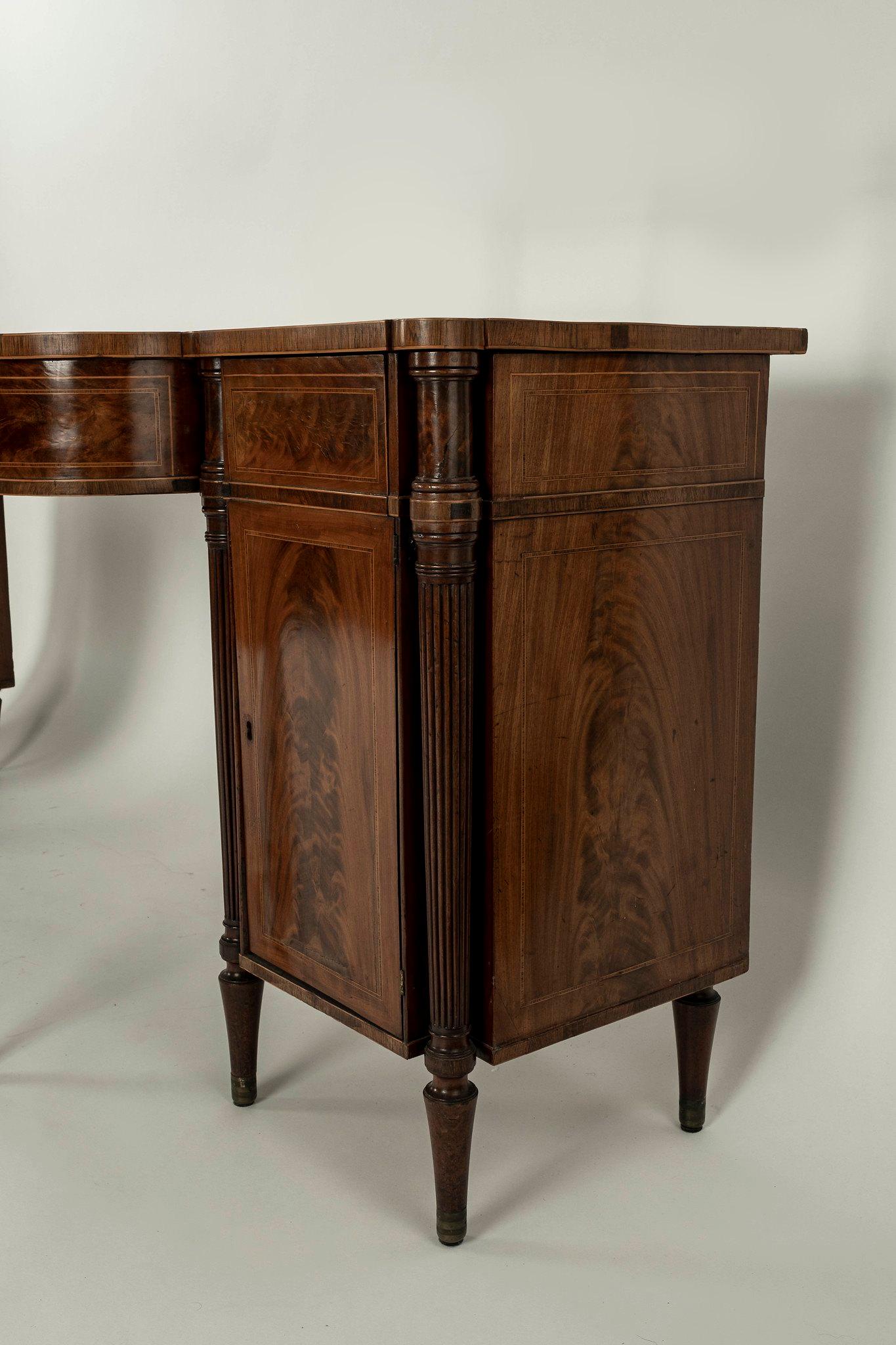 Satinwood 19th Century English Regency Buffet Sideboard For Sale