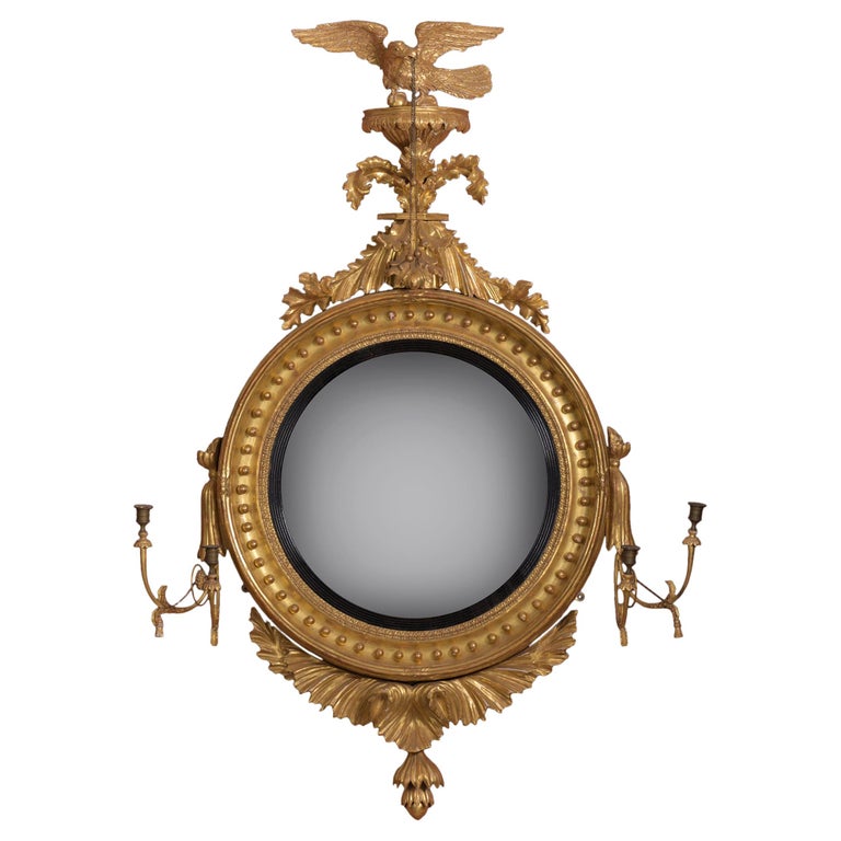 Regency Convex Mirrors - 74 For Sale at 1stDibs