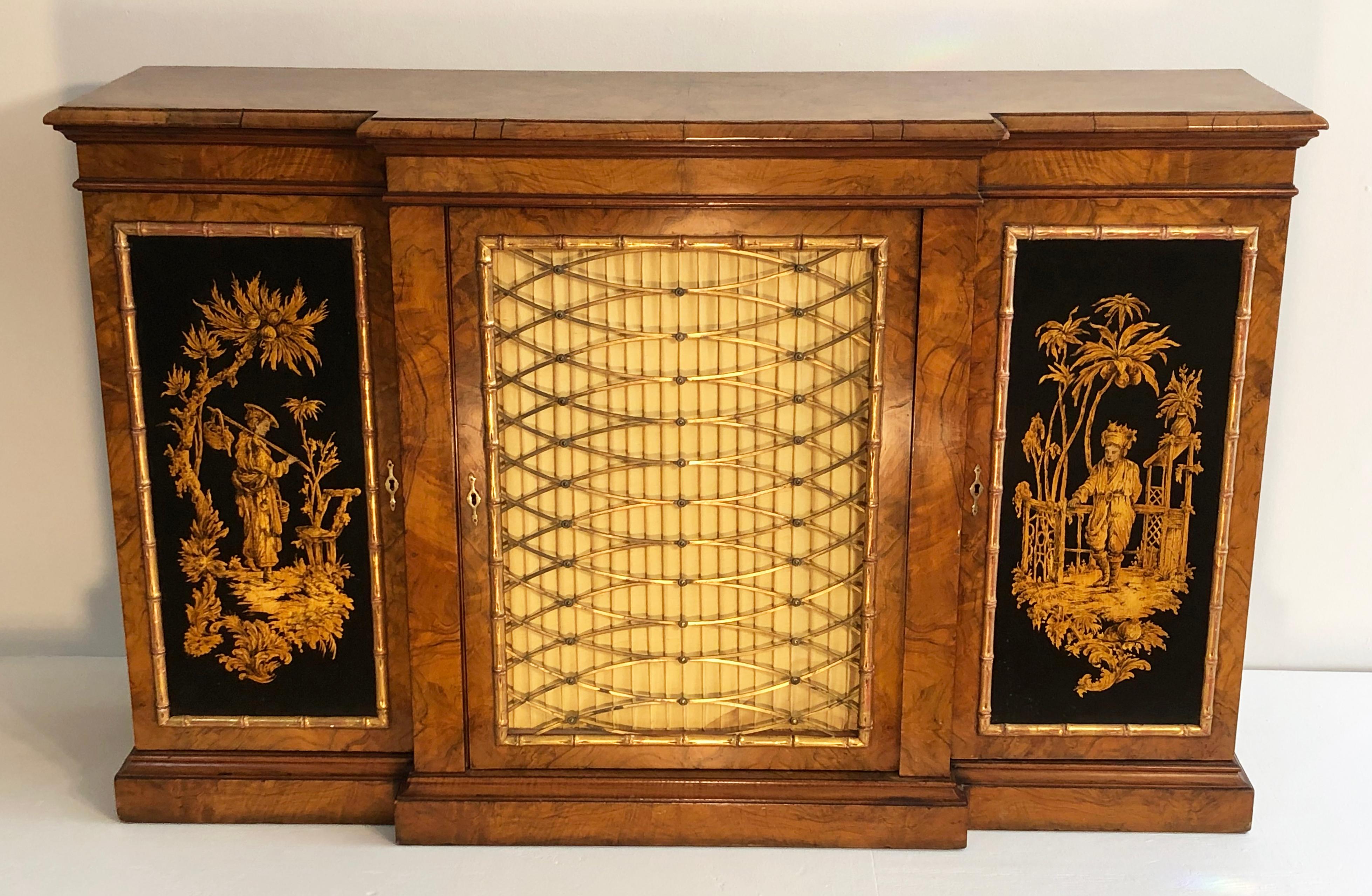 19th Century English Regency Chinoiserie Credenza/Console 4