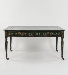 19th Century English Regency Chinoiserie Library Desk or Table