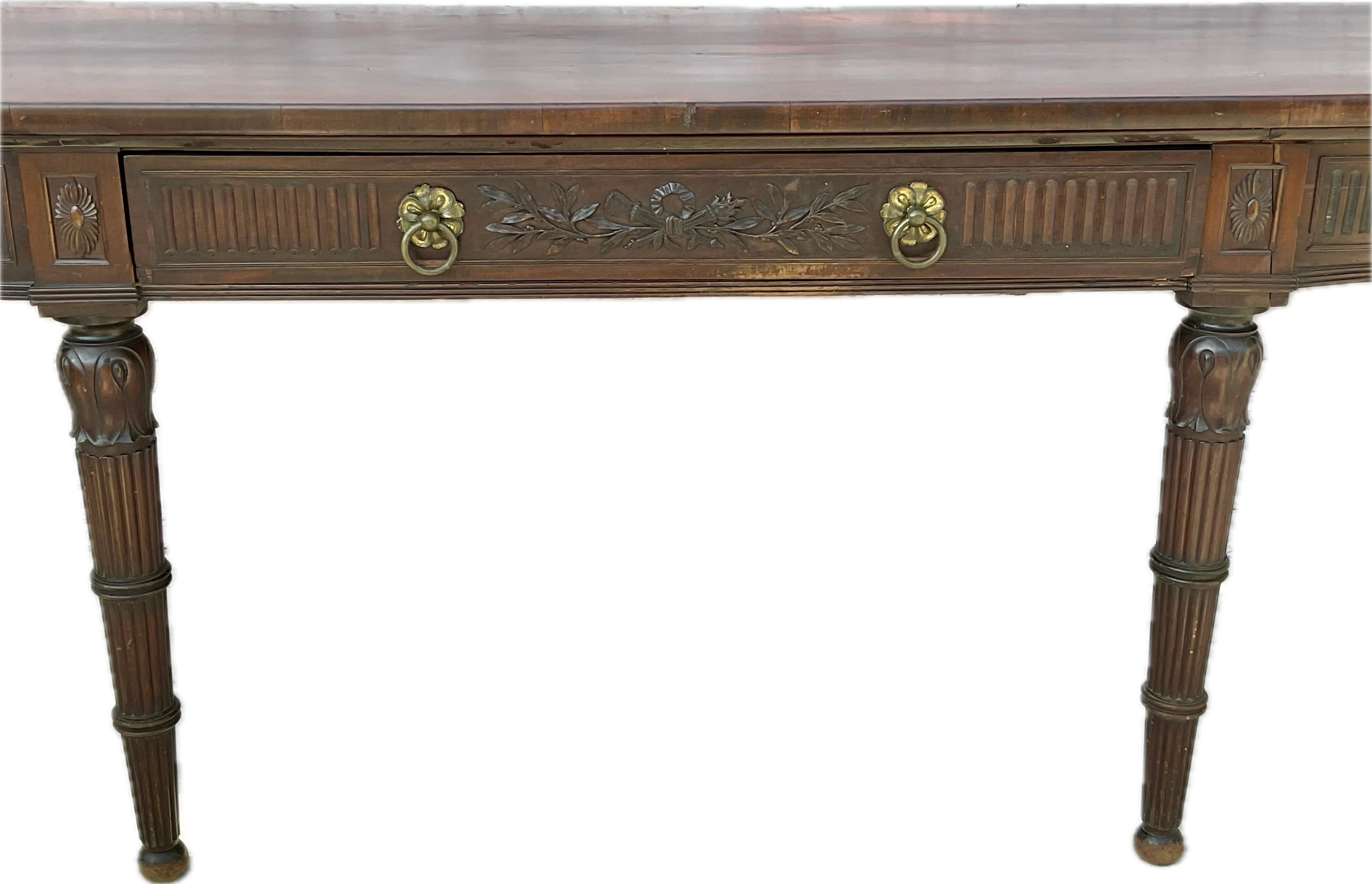Console/table de service Regency anglaise du 19ème siècle en vente 4