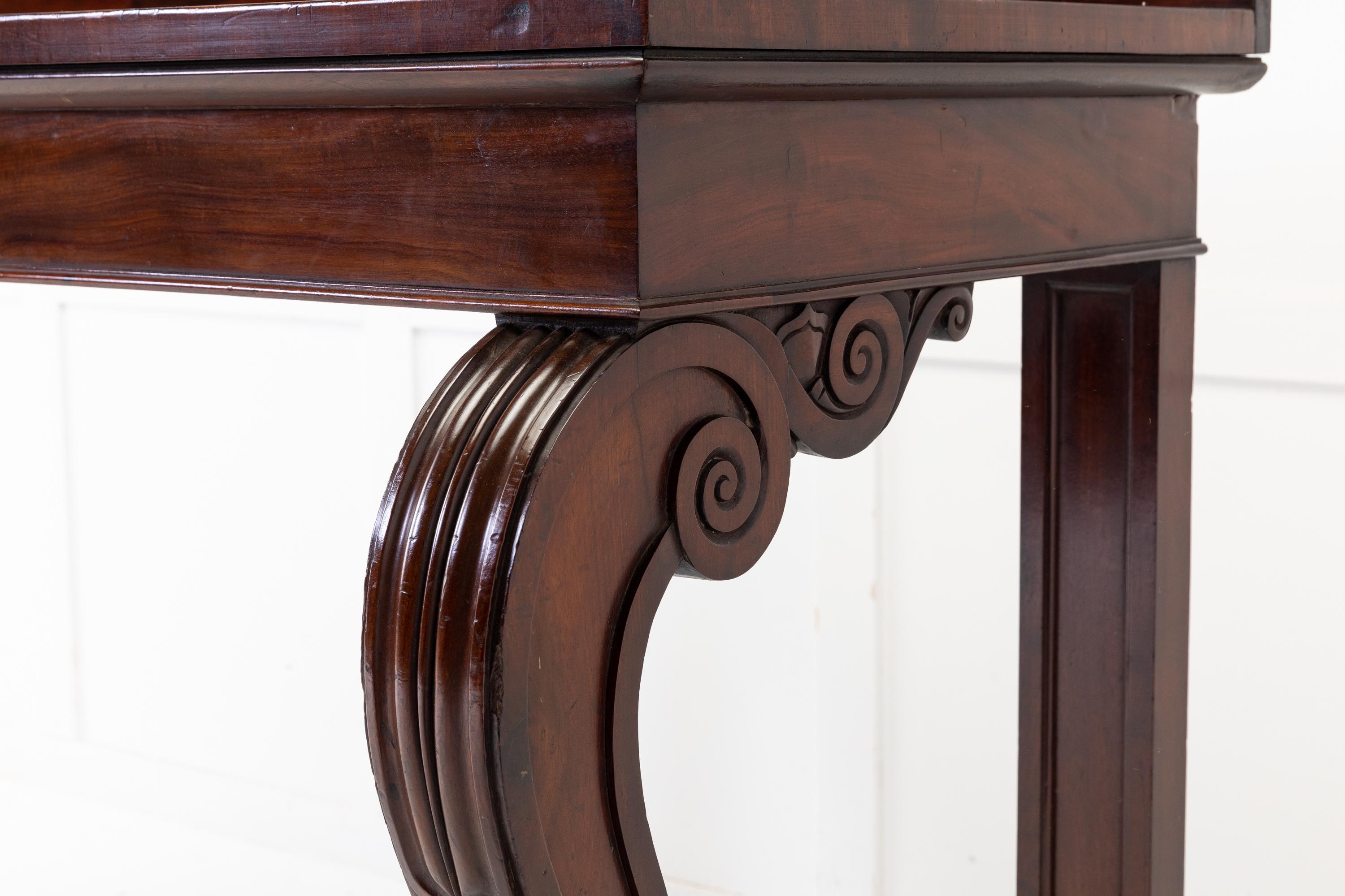19th Century English Regency Console Table In Good Condition In Gloucestershire, GB