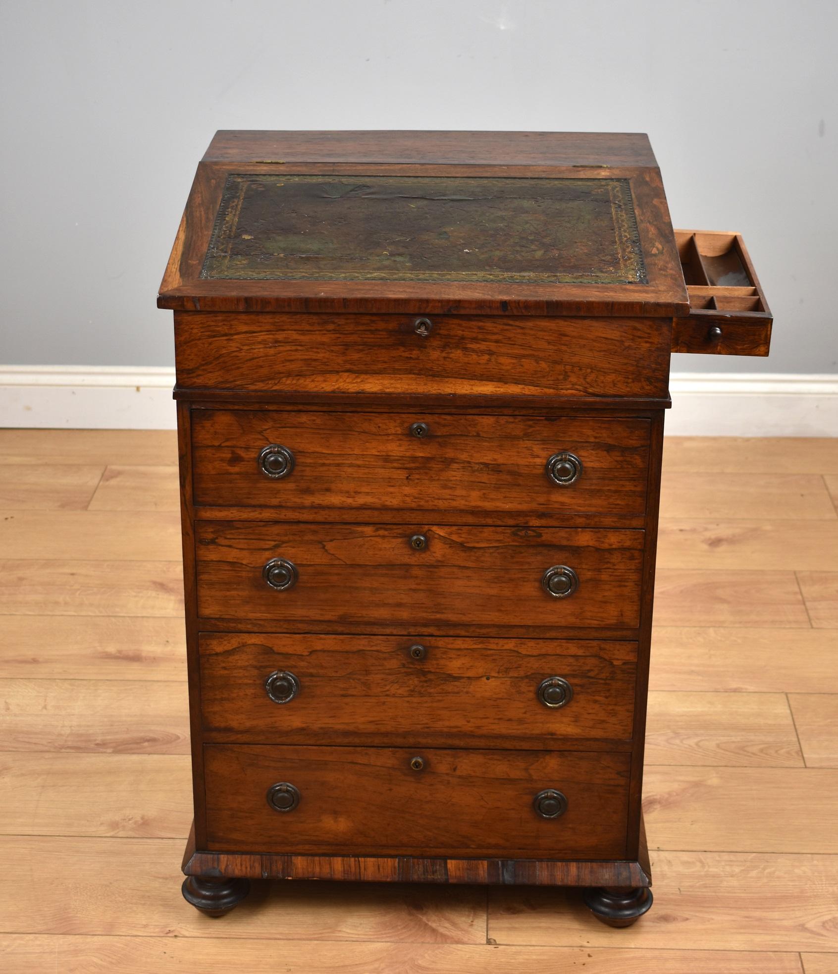Davenport Regency inglese del XIX secolo in vendita 2