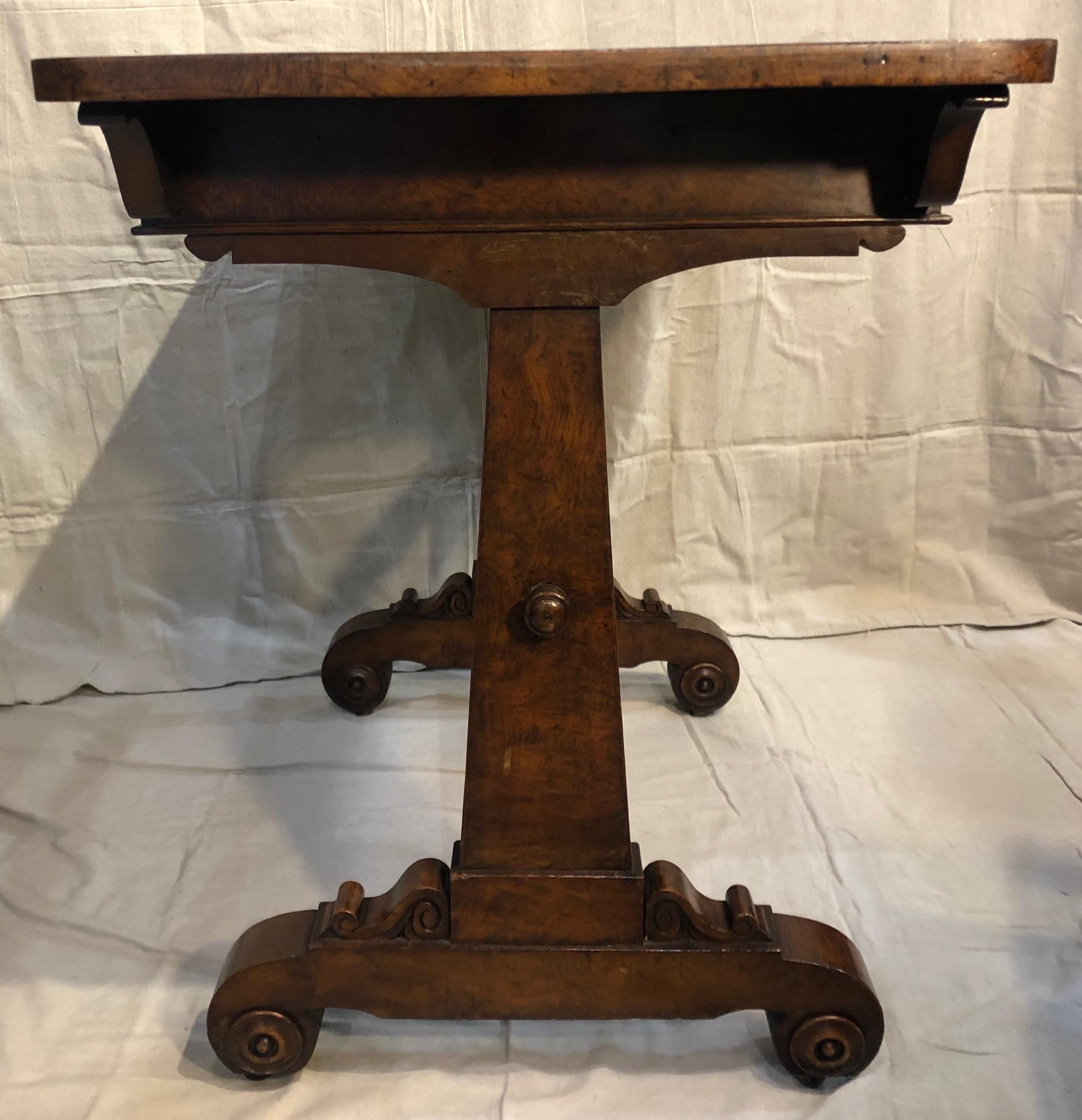 19th Century English Regency Hardwood Sofa Table 1