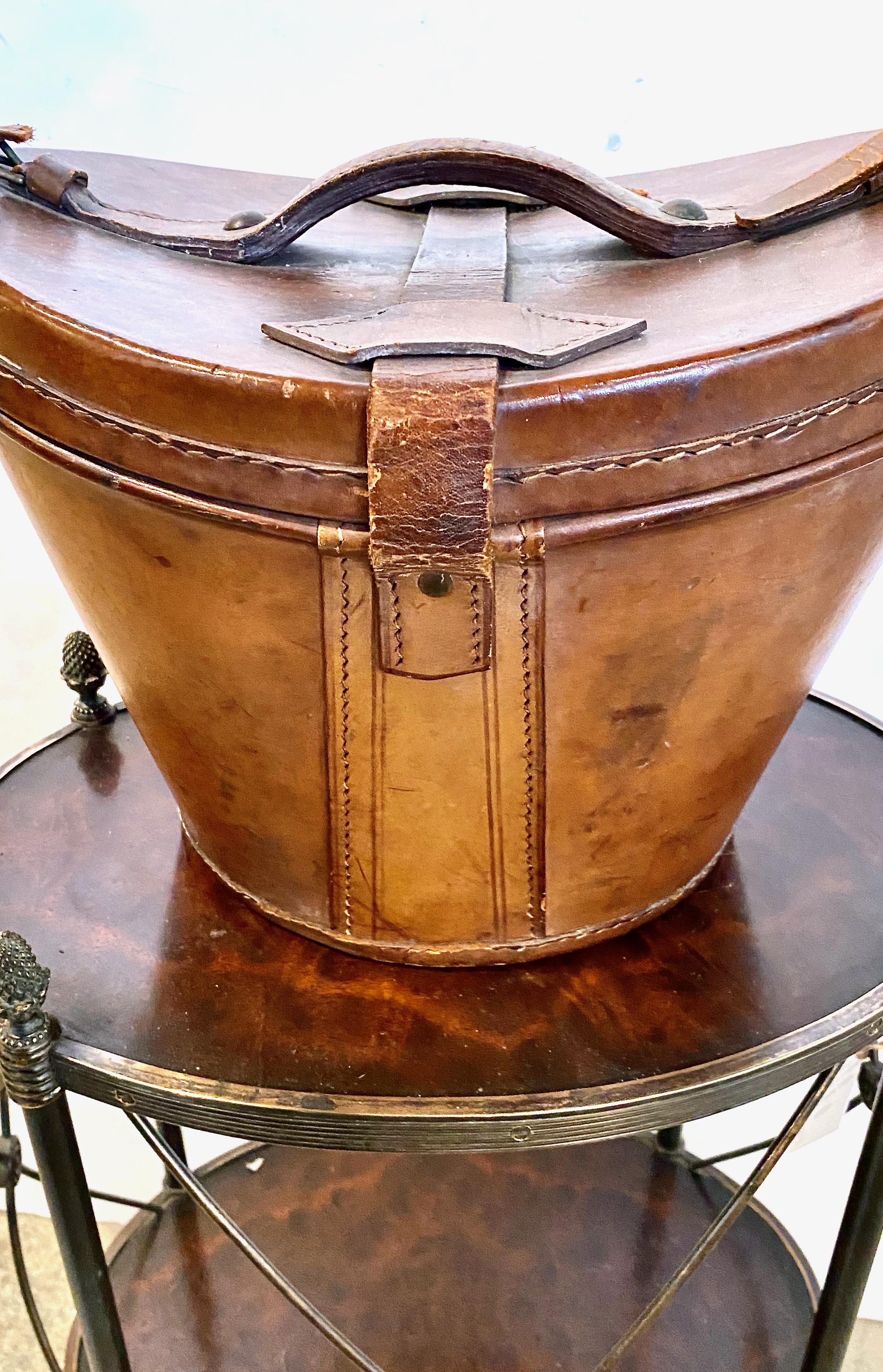 19th Century English Regency Hat Box 4