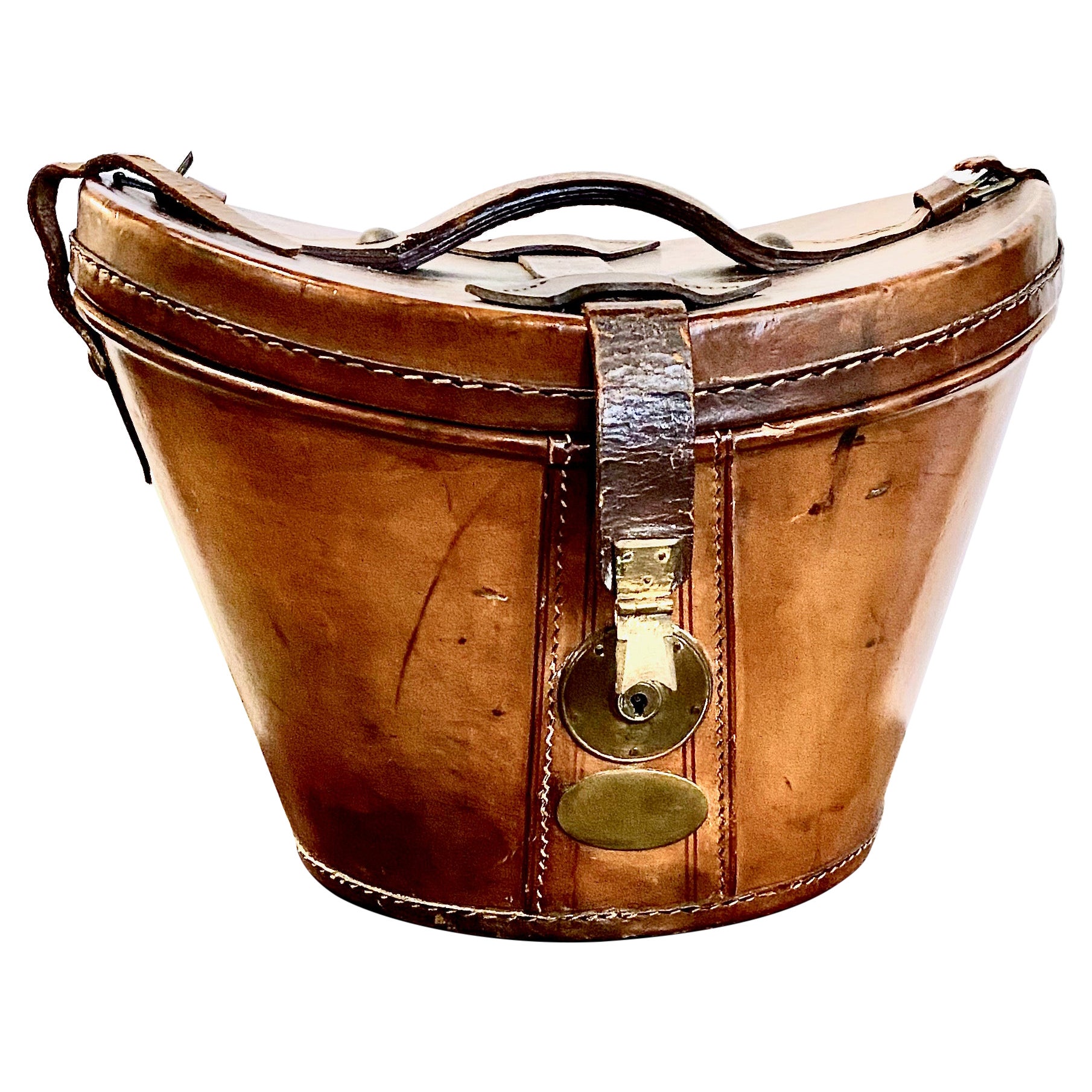 19th Century English Regency Hat Box