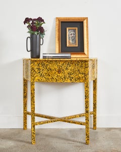 Console laquée de style Régence anglaise du 19ème siècle par Ira Yeager