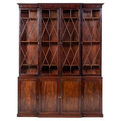 19th Century English Regency Mahogany Bookcase (Attributed to Gillows)