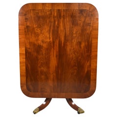 19th Century English Regency Mahogany Breakfast Table