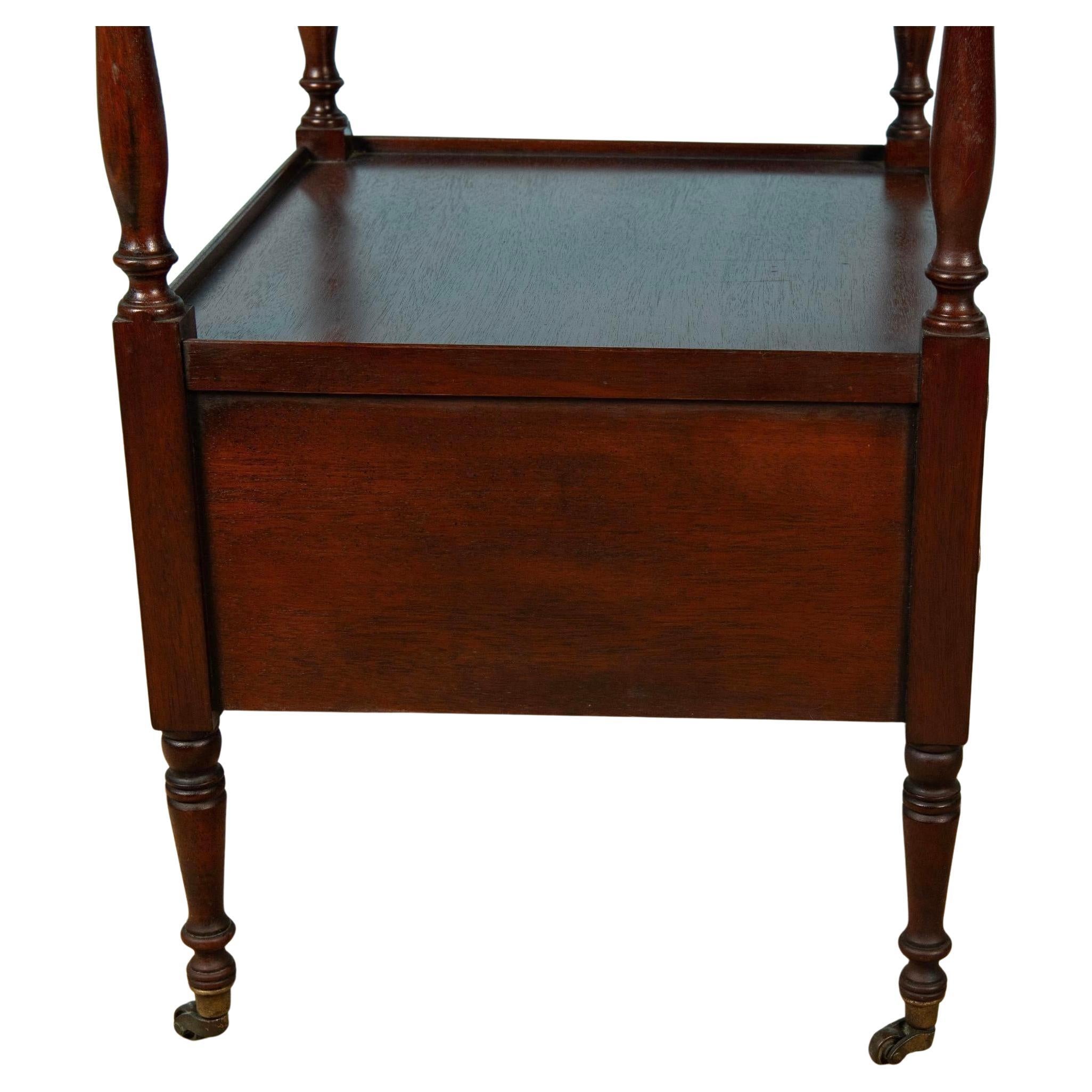 19th Century English Regency Mahogany Etagere 1