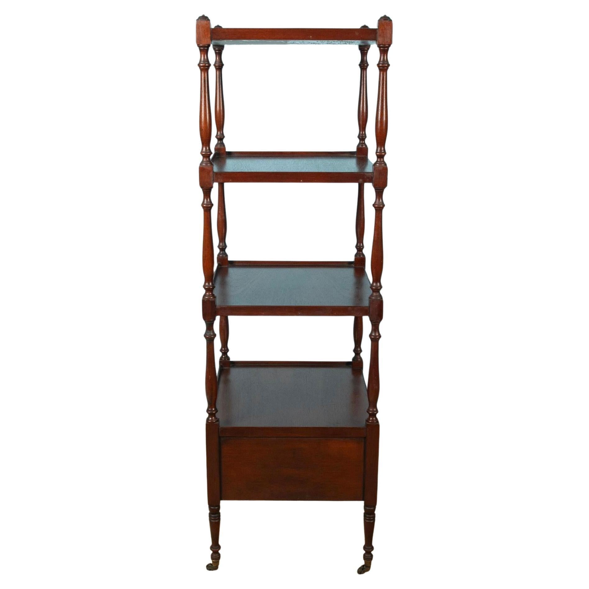 19th Century English Regency Mahogany Etagere 2
