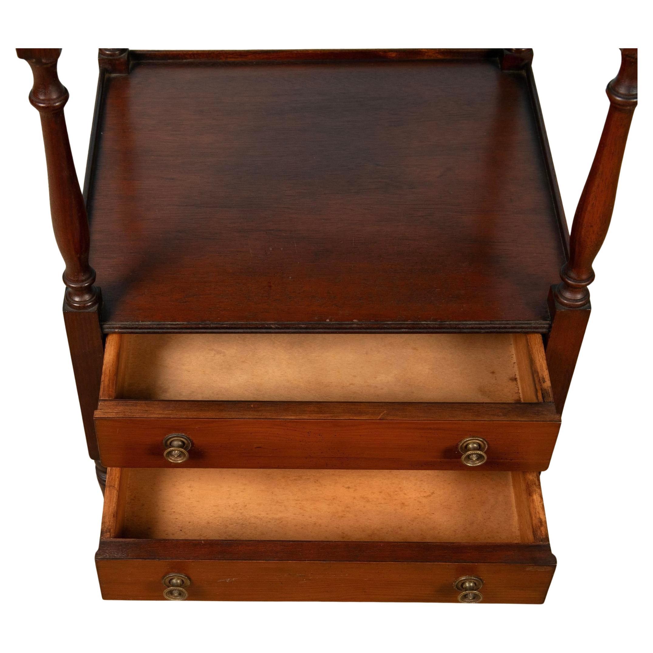 19th Century English Regency Mahogany Etagere 5