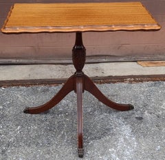 19th Century English Regency Mahogany Pedestal Supper or Occasional Table