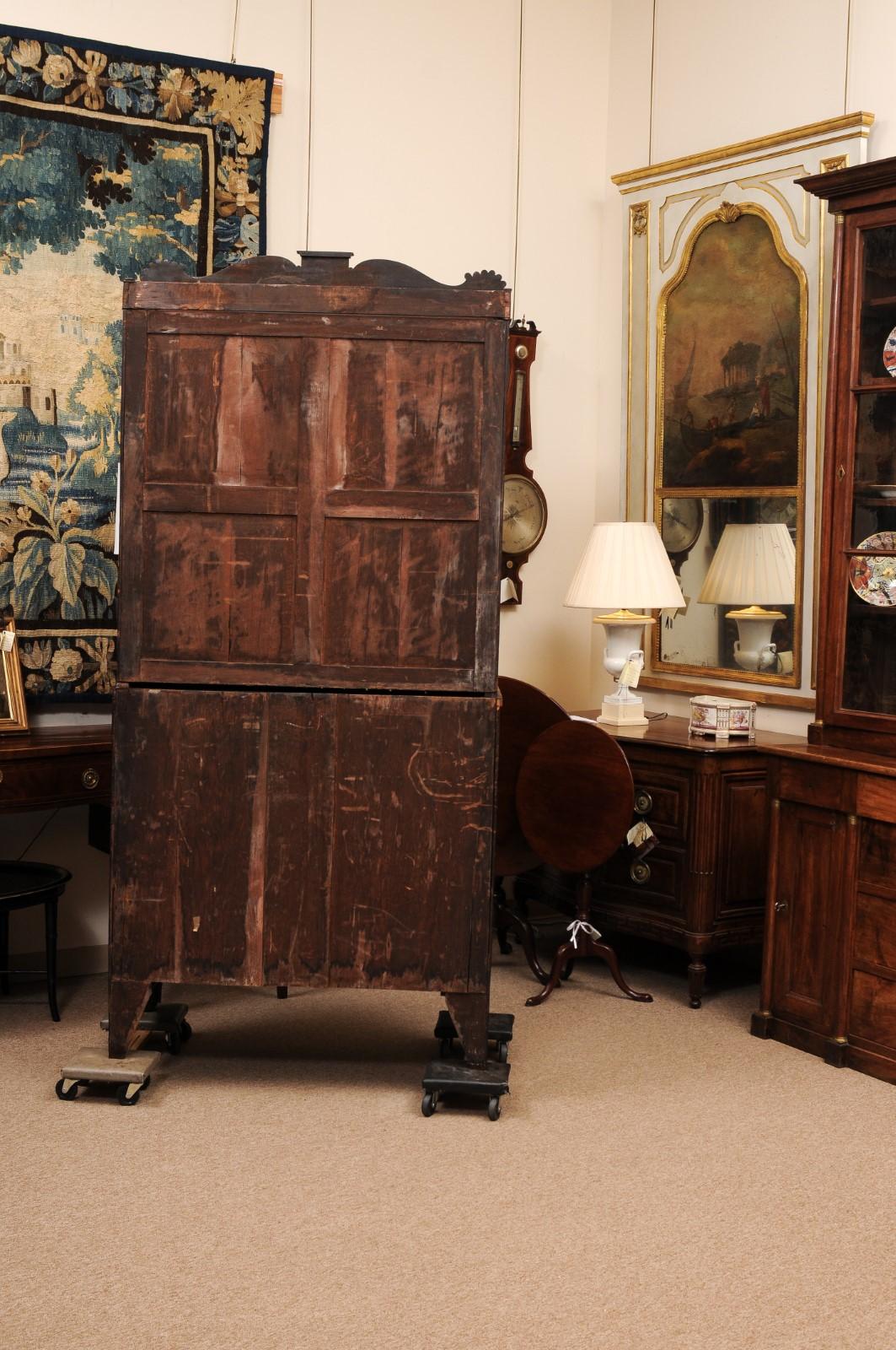 Libreria inglese Regency in mogano del XIX secolo con pomelli in ottone in vendita 6